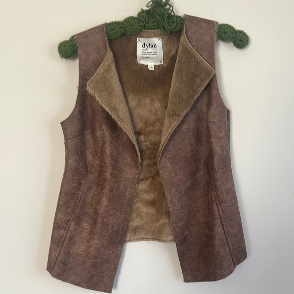 Dylan Brown Faux Fur Vest